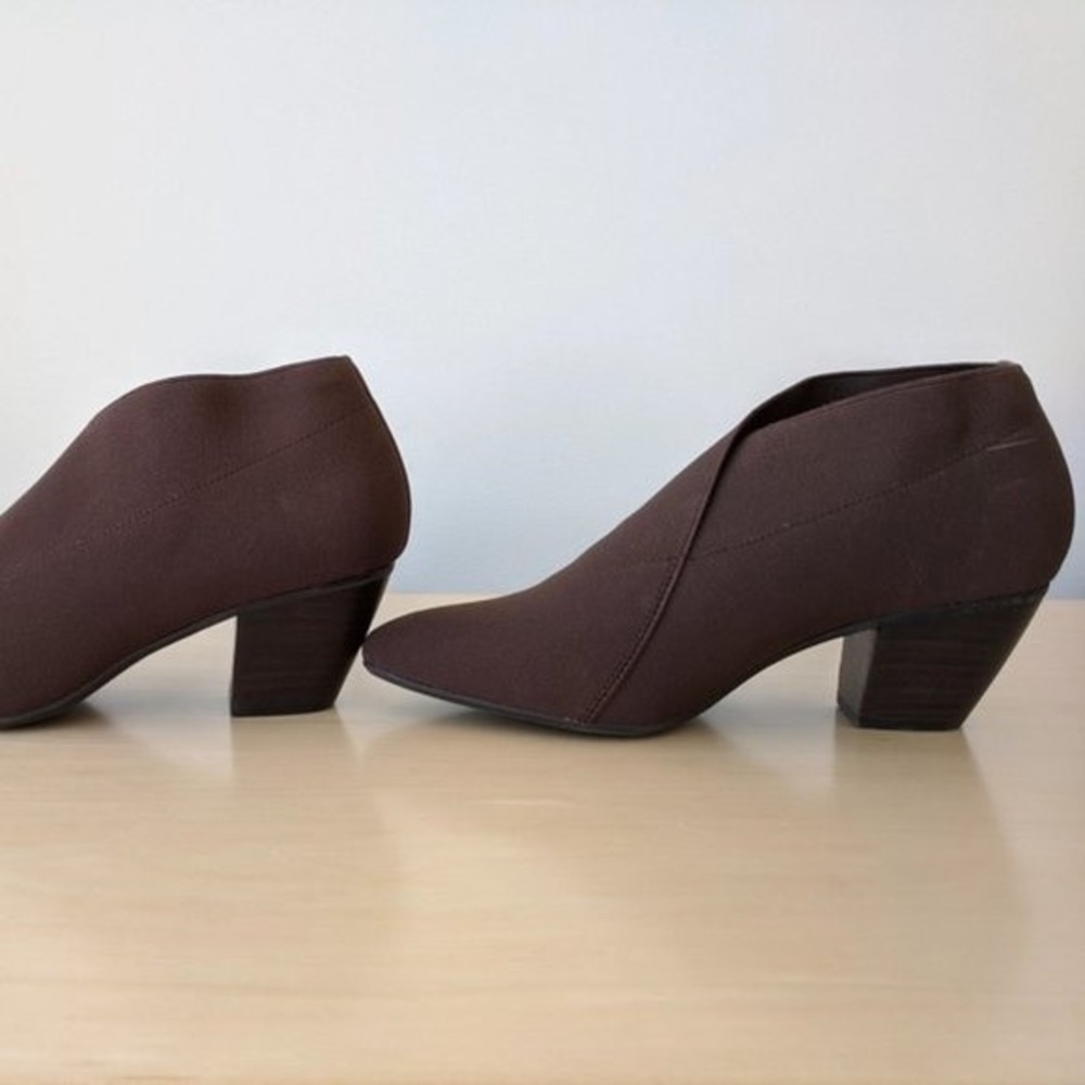 Aerosoles by martha stewart brown elastic ankle boots